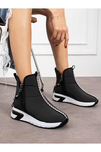 Alemdar Shoes HOPE Smoked Γυναικεία Sneakers Μποτάκια