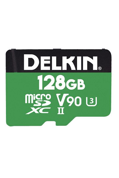 Delkin Devices Delkin 128Gb Power Uhs-Ii V90 - Micro Sd Memory Card