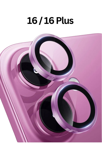 favorscase Apple Iphone 16 & Iphone 16 Plus Uyumlu Kamera Koruma Renkli Lens ...