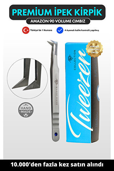 Magic Lash Amazon 90 Mega Volume Profesyonel Premium Ipek Kirpik Cımbızı