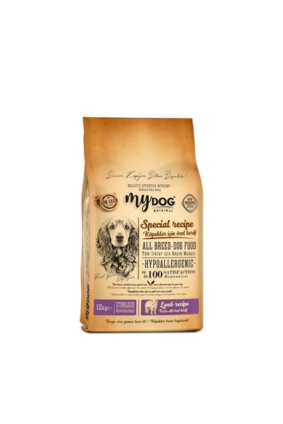 mydog Orıgınal Az Tahıllı Kuzu Etli Diyet & Kısır Köpek Maması 12kg