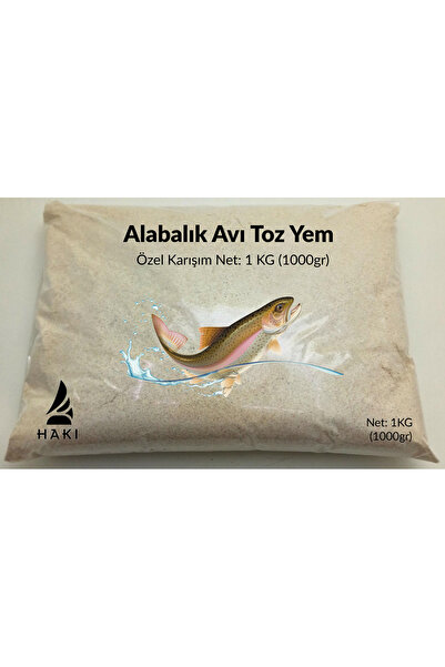 HAKİ Haki Alabalık Avı Toz Yem 1kg Özel Karışıma Hazır