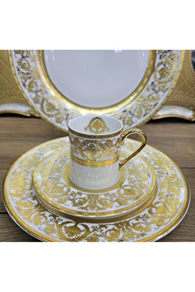 hediye طقم فناجين قهوة بورسلين 6 أشخاص من Esterhomedecor