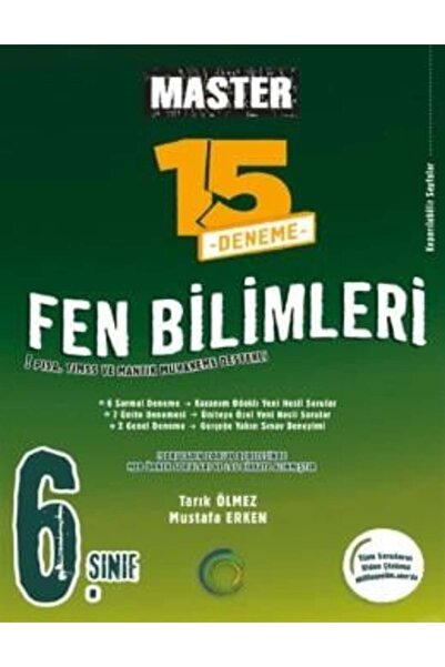 Okyanus Yayınları 6. Sınıf Master 15 Fen Bilimleri Denemesi