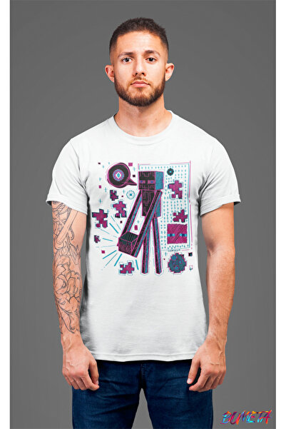 Bumeta Minecraft Enderman Lik Igra Igra Unisex Majica T-shirt