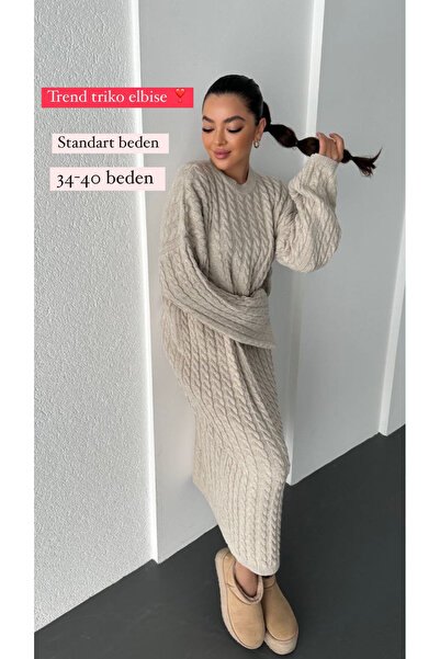 BENASSI Triko Kazak Elbise