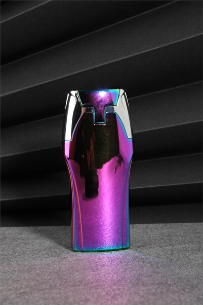 Silvio Monetti Mor Renk Dokunmatik Kapaklı Şarjlı Çakmak 24csm22110r02