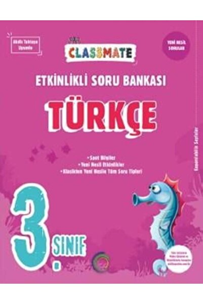 Genel Markalar Okyanus Yayınları 3. Sınıf Classmate Türkçe Etkinlikli Soru Ba...