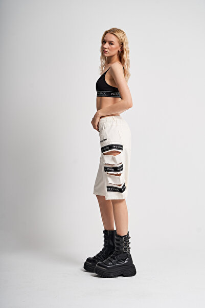 tw3 Siyah Ve Beyaz Bermuda