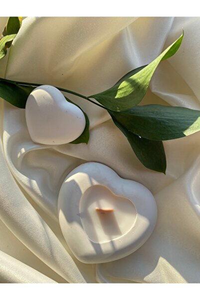 caldo design Soya wax bitkisel mum beyaz kalpli mum nişan kına mum