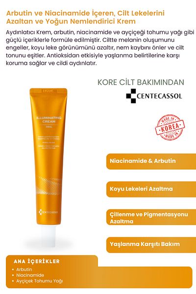 centecassol Anti-Blemish Illuminating Cream with Arbutin and Niacinamide