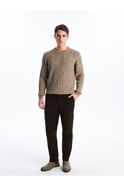 LC Waikiki Ανδρικό παντελόνι Standard Fit Velvet