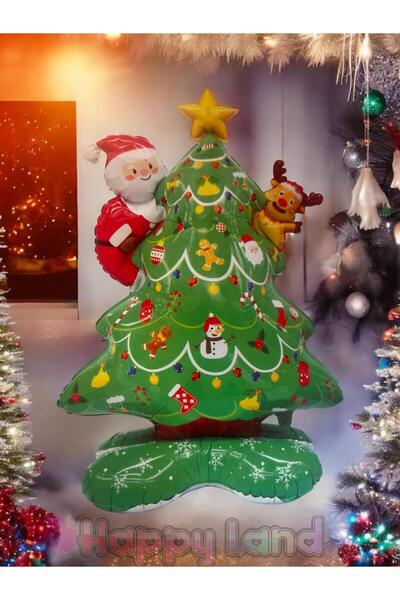 Happyland عيد الميلاد مع عيد الميلاد - بالون ثلاثي الأبعاد من رقائق الغزلان، ...