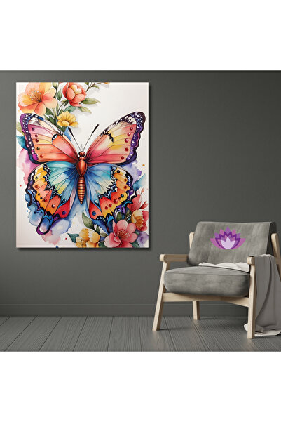 LİLYHOBBYLAND Sayılarla Boyama Hobi Seti Renkli Baskı (ÇERÇEVELİ) 50x65 Cm:re...