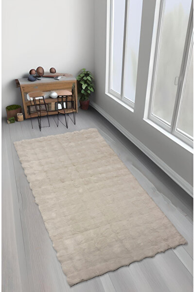 FeelHome Bubble Tavşan Tüyü, Kaymaz Süet Taban, Süper Soft, Ultra Lüks, Yıkan...