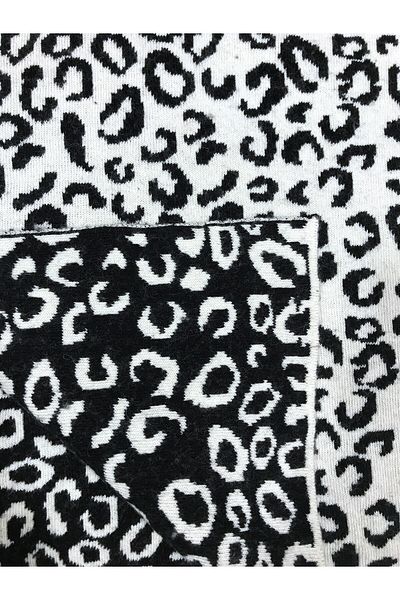 AXE SPORTSWEAR Winter Women's Shawl - White-Black, Soft Texture, Double Sided Leopard Print Scarf Shawl Shoulder Shawl