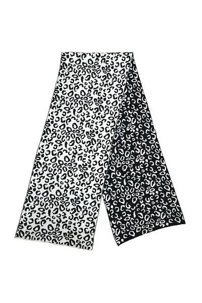 AXE SPORTSWEAR Winter Women's Shawl - White-Black, Soft Texture, Double Sided Leopard Print Scarf Shawl Shoulder Shawl