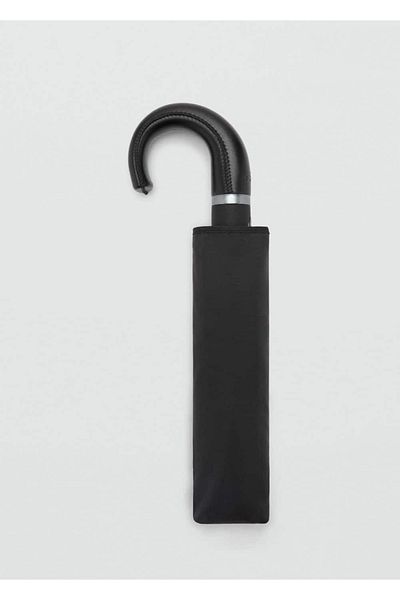 MANGO Man Patternless Foldable Umbrella