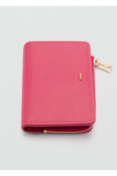 MANGO Woman Brieftasche im Safiano-Look