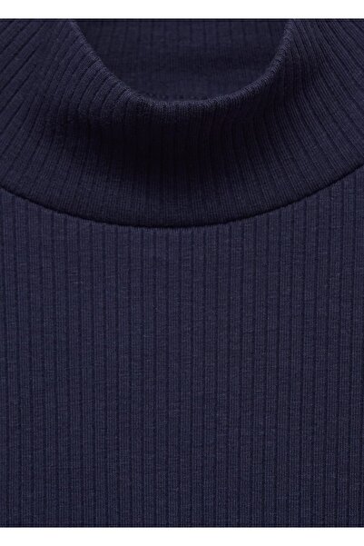 MANGO Kids Tričko s elastickým stojacím límečkem