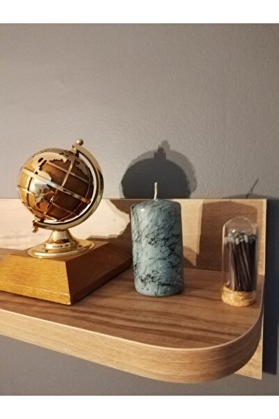 Vagonik Mantar Kapaklı Cam Fanusta Kibrit Modeli Gri Renkte