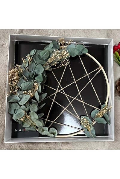 Marrone Kapı Süsü Okaliptüs Kokina Yeniyıl Yılbaşı Ev Hediyesi