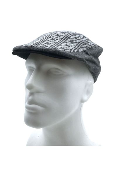 AXE SPORTSWEAR Men's Winter Set of 2 - Wool Patterned Cap Hat and Scarf Hat