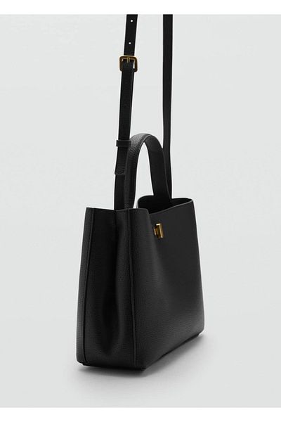 MANGO Woman Crossbody kabelka s dvojitým uchem