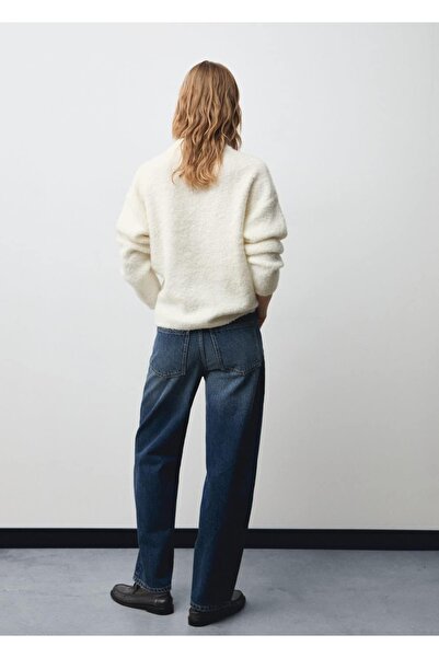 MANGO Woman Strickpullover mit Rundhalsausschnitt