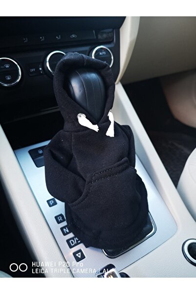 sepetra Vites Kapşonu Sweatshirt Vites Süsü Vites Koruyucu Siyah