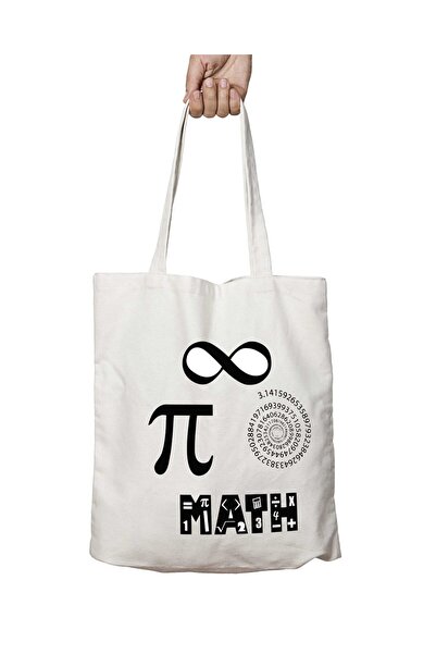 ART HEDİYE Pi Count Infinite Math Beach Shoulder Tote Bag