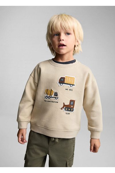 MANGO Baby Φούτερ με στάμπα πασαρέλας