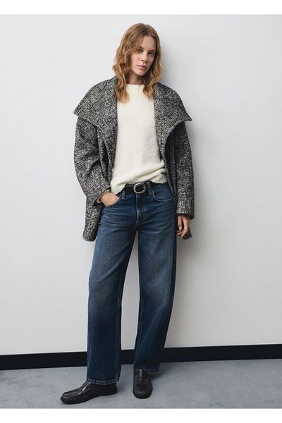 MANGO Woman Round neck knitwear sweater