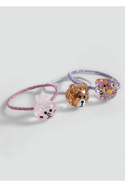 MANGO Kids Set aus Haarspange und Haargummi