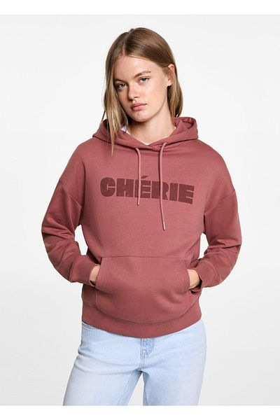 Mango Teen Patterned cotton sweatshirt