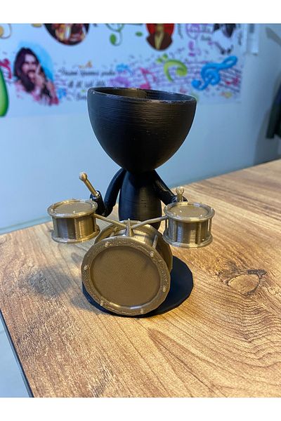 MCK AKADEMİ SAZ EVİ Mck Musical Vase Drummer - Stylish Design