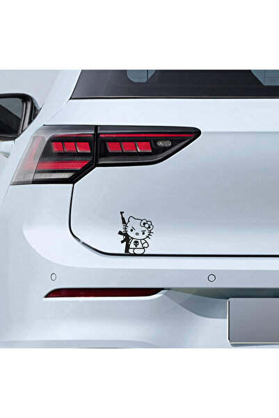 Sönmez Dijital Hello Kitty Silah Sticker - Hello Kitty Sitcker - Oto Sticker ...