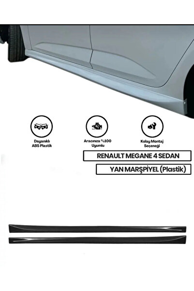 yücelotoaksesuar Renault Megane 4 Sedan Yan Marşpiyel