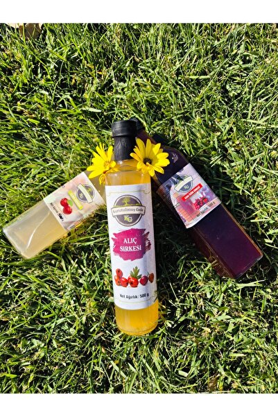 Kg Kurutulmuş Gıda Elma Sirkesi, Alıç Sirkesi, Kara Üzüm Sirkesi ( Süper Üçlü...