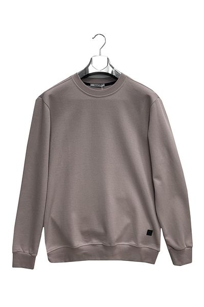 CLASSİCS MEN Ανδρικό μακρυμάνικο μπλουζάκι Troy Slim Fit με λαιμόκοψη-6966