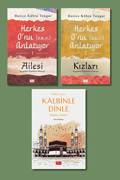 Aile Yayınları 12 Yaş ve üzeri Peygamberimizin Hayatı Kitapları 3 Lü Set / Ha...