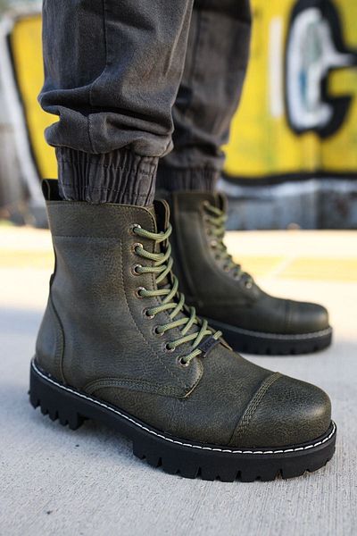 Chekich Khaki Men's Boots