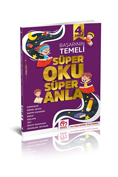 MODEL EĞİTİM YAYINCILIK 4. Sınıf Süper Oku Süper Anla / Kolektif / Model Eğit...