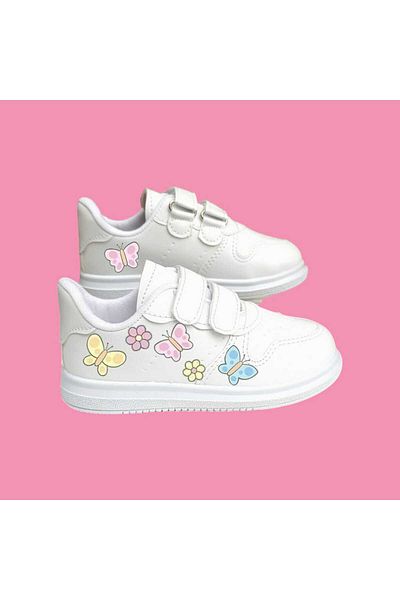 LİASSHOES dětské sportovní boty tenisky s barevným potiskem motýlů