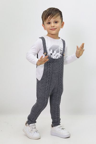 Cloudy Kids Baby Boy Knitwear Salopet