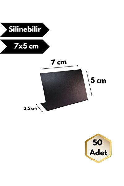 Global Türk Brisiva tabla, crna etiketa 5x7 cm, dekorativna stojeća etiketa, ...
