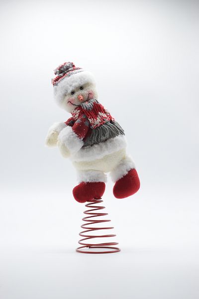 Waldern 40 cm Christmas Decorative Table Ornament and Pine Tree Overhead