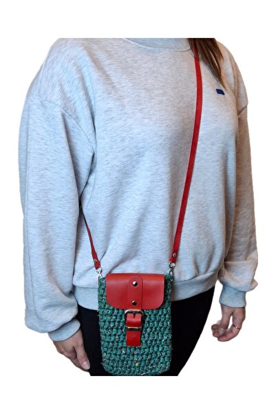 Han Ticarethane Χειροποίητη πλεκτή κρεμάστρα τηλεφώνου πολυτελείας