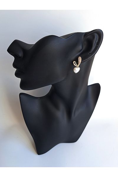BHR AKSESUAR Gold Pearl Earrings