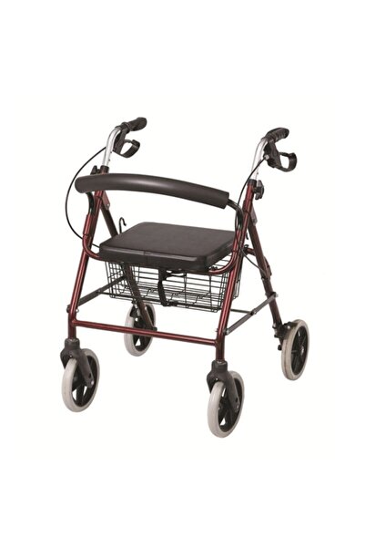 Medikalbirlik Ekonomik Rolatör Tekerlekli Rollator Yürüteç Hasta Yaşlı Yürüte...